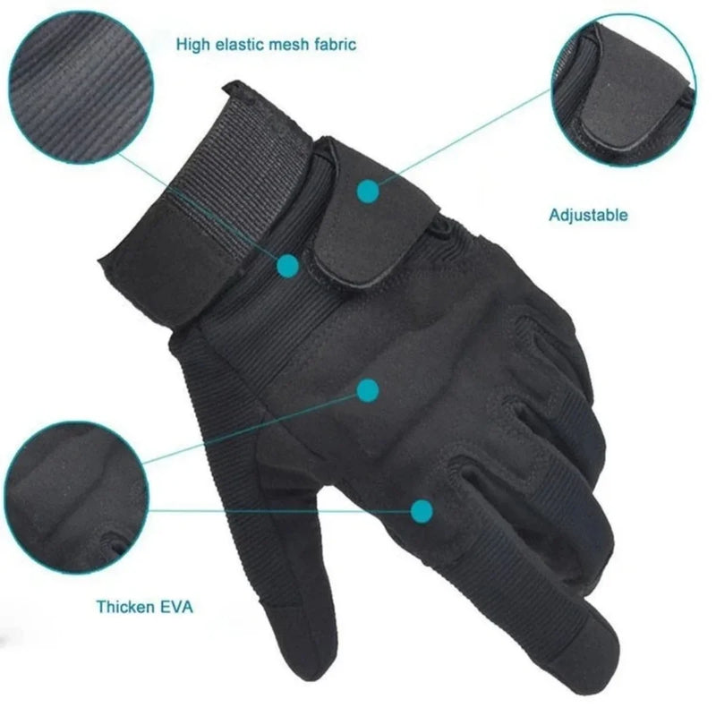 Gants Tactiques à Doigts Complets